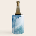Pacific Grove: a pretty minimal abstract piece in blue by Alyssa Hamilton Art Wine Chiller Gallery Image 3