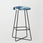 Pacific Grove: a pretty minimal abstract piece in blue by Alyssa Hamilton Art Stool Gallery Image 1