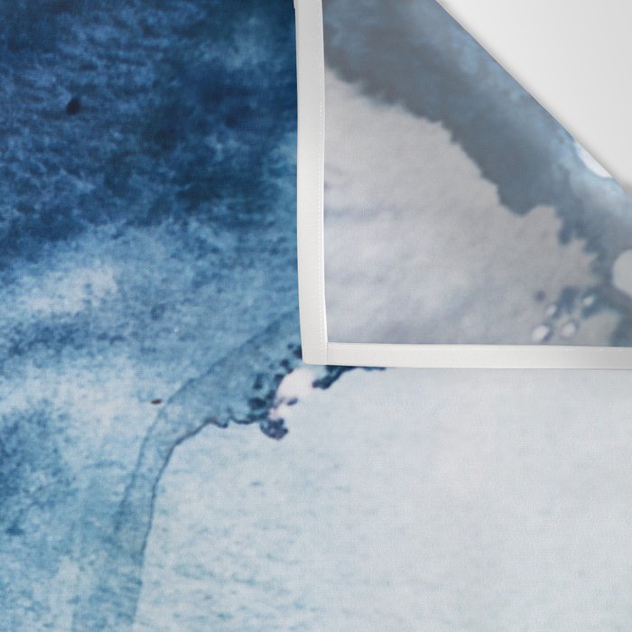 Pacific Grove: a pretty minimal abstract piece in blue by Alyssa Hamilton Art Wall Tapestry Gallery Image 3