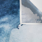 Pacific Grove: a pretty minimal abstract piece in blue by Alyssa Hamilton Art Wall Tapestry Gallery Image 3