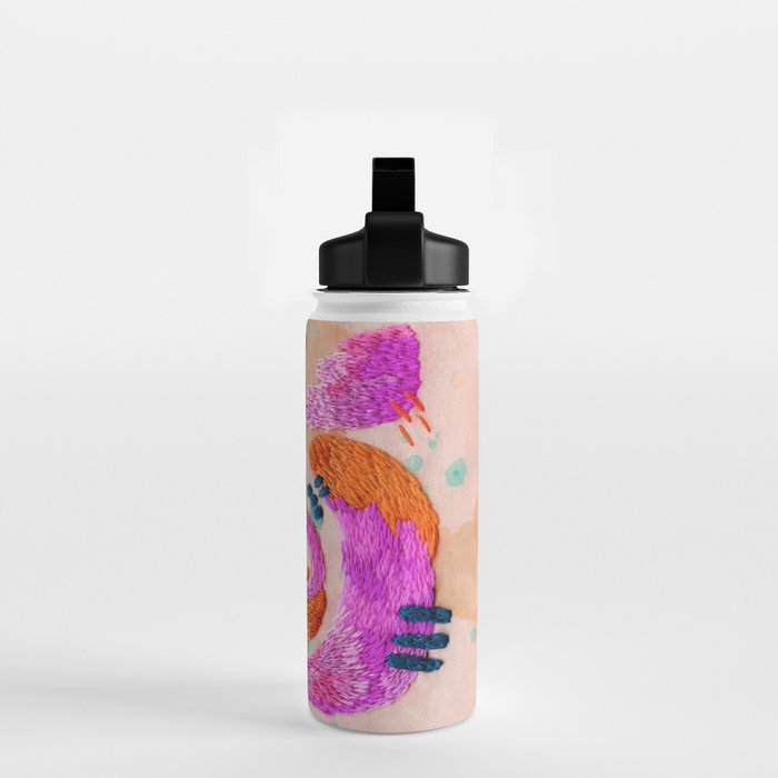 abstract embroidery Water Bottle Gallery Image 2