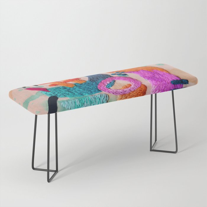 abstract embroidery Bench Gallery Image 1