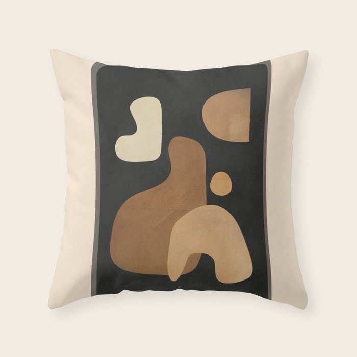 Modern Abstract Art 25 Throw Pillow Gallery Image 1