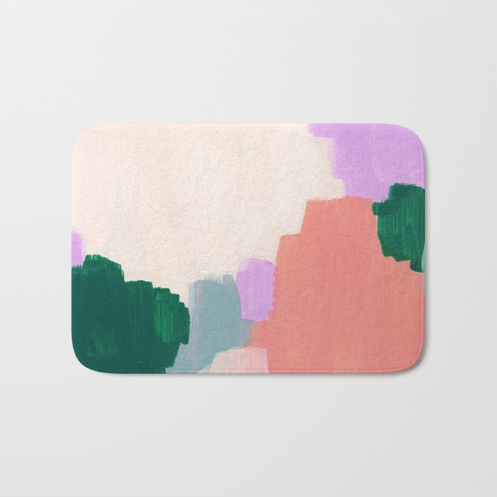 Abstract Oil Painting No. 70 Bath Mat Gallery Image 1