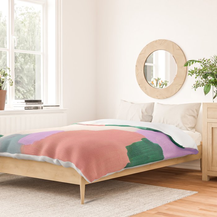 Abstract Oil Painting No. 70 Duvet Cover Gallery Image 2
