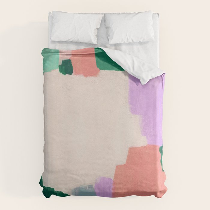 Abstract Oil Painting No. 70 Duvet Cover Gallery Image 6