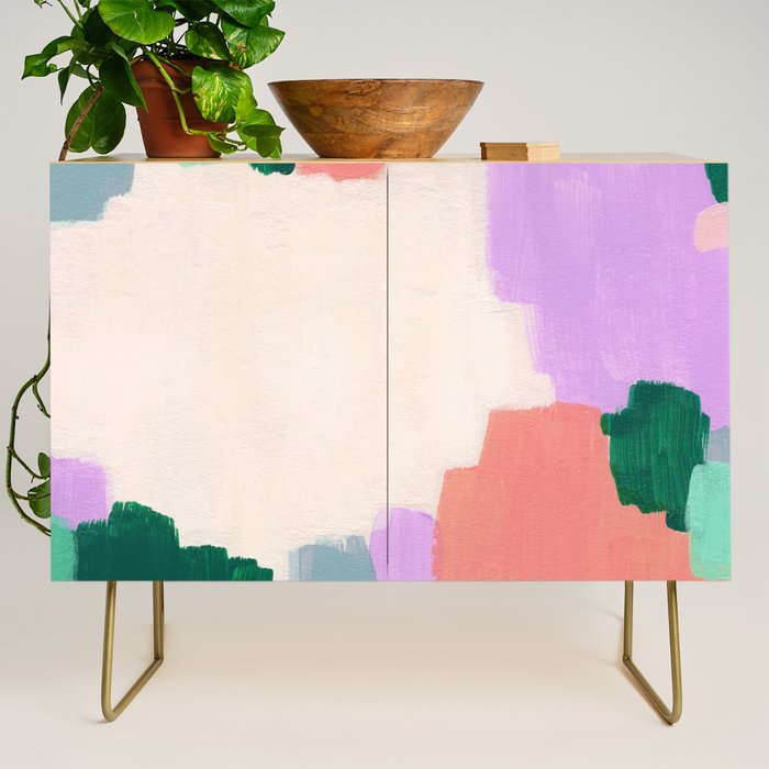 Abstract Oil Painting No. 70 Credenza Gallery Image 1