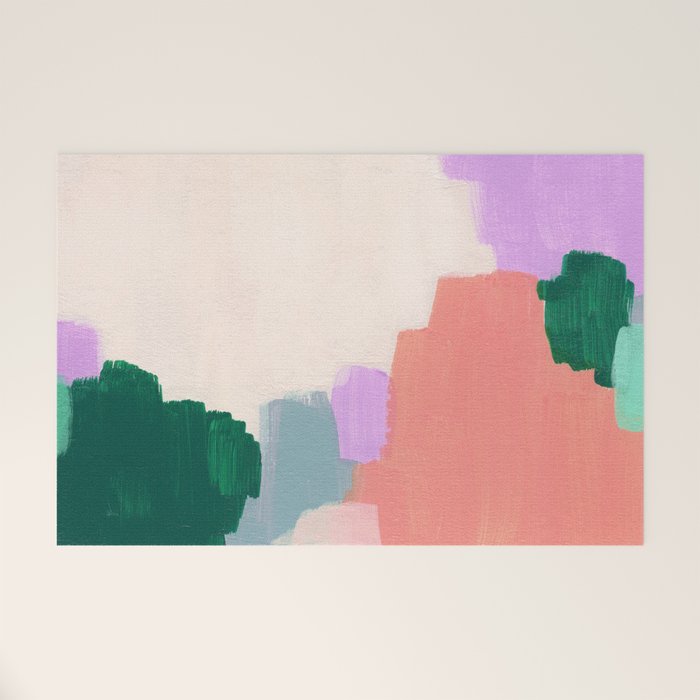 Abstract Oil Painting No. 70 Welcome Mat Gallery Image 1