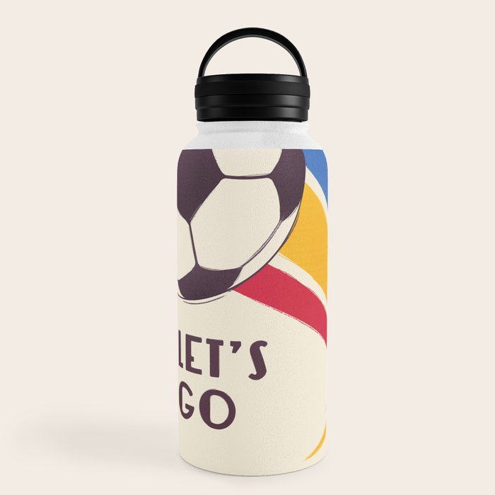Let's Go - Soccer Illustration Water Bottle Gallery Image 6