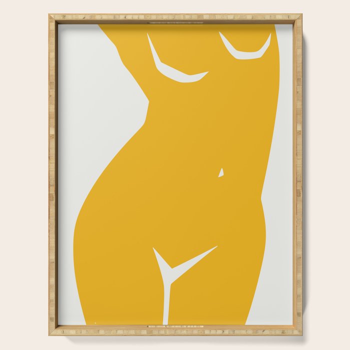 Summer body Serving Tray Gallery Image 1