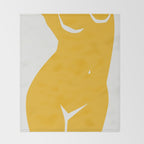 Summer body Throw Blanket Gallery Image 2