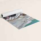 White Boxer Dog Painting Yoga Mat Gallery Image 2