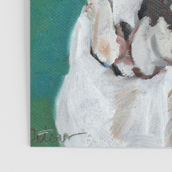 White Boxer Dog Painting Poster Gallery Image 3
