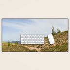 Michigan Dunes 1 - sand dune nature landscape photograph Desk Mat Gallery Image 1