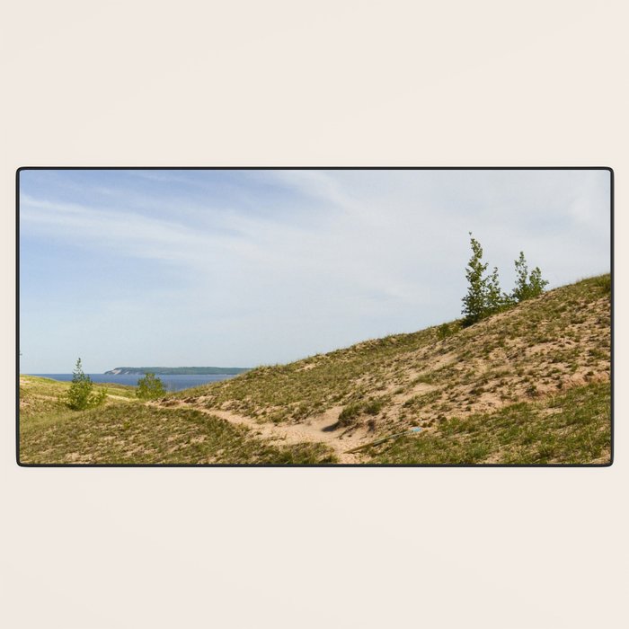 Michigan Dunes 1 - sand dune nature landscape photograph Desk Mat Gallery Image 3