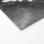 Floral Portrait-black and white Welcome Mat Gallery Image 2