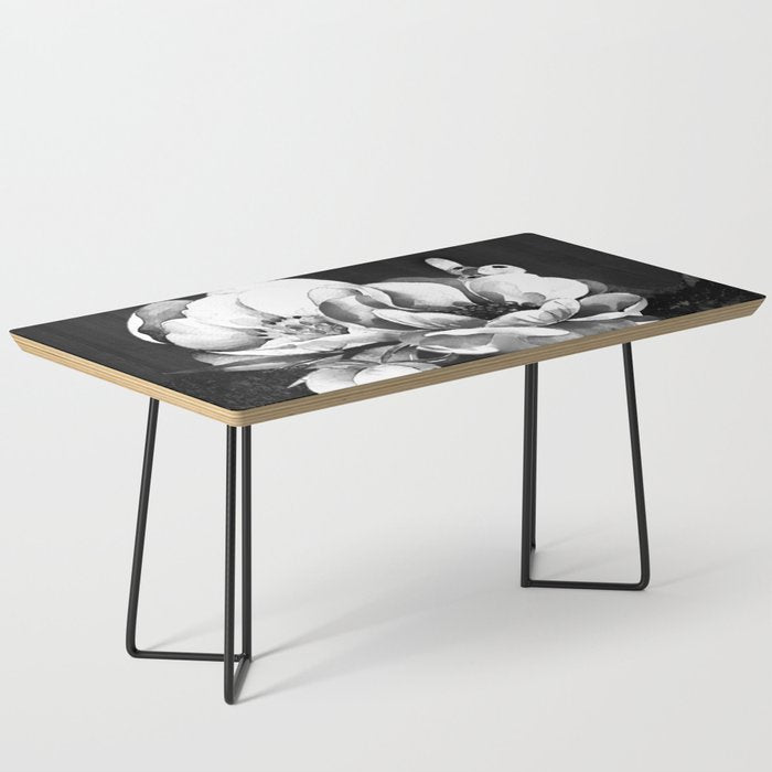 Floral Portrait-black and white Coffee Table Gallery Image 1
