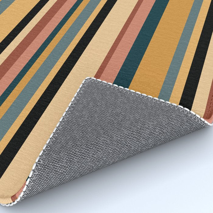Classic Stripes X - Vintage Neutral Rug Gallery Image 4