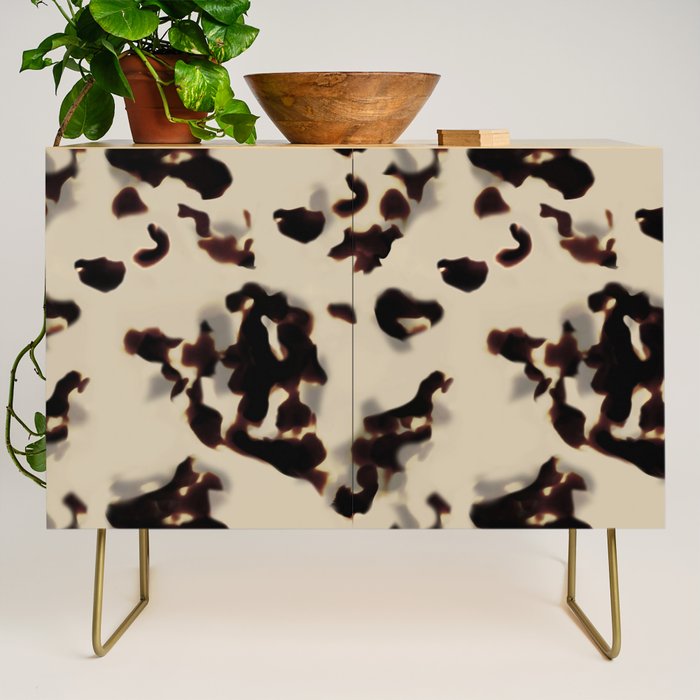 Chic Tortoise Shell on Ivory Credenza Gallery Image 1