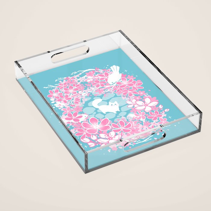 Spring Greeting Acrylic Tray Gallery Image 1