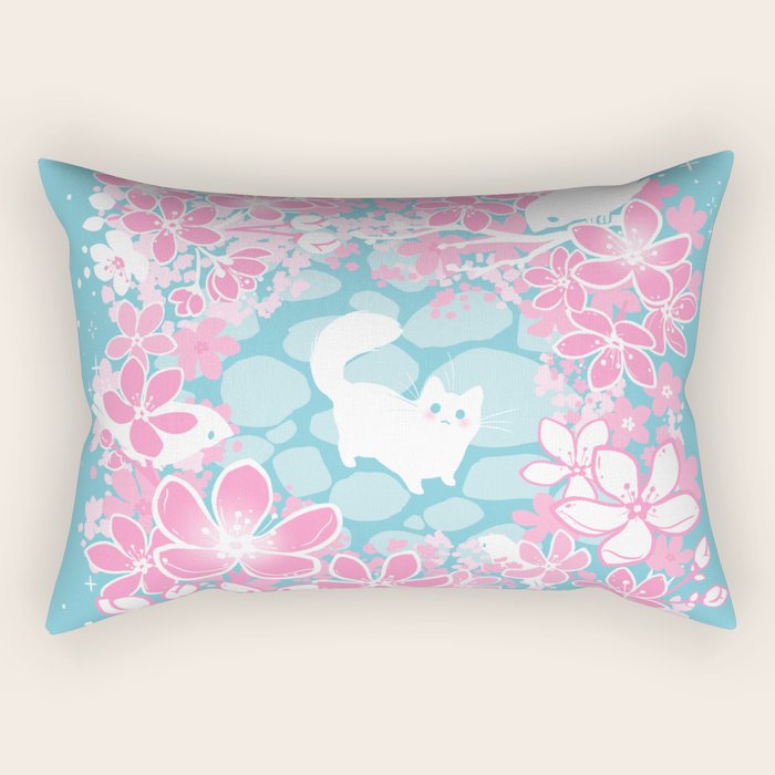 Spring Greeting Rectangular Pillow Gallery Image 2