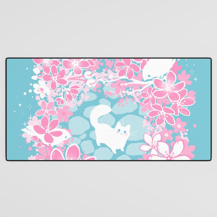 Spring Greeting Desk Mat Gallery Image 3