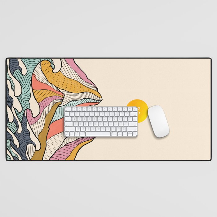 Good Morning Meow 3 - Reading Rainbow Desk Mat Gallery Image 1