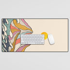 Good Morning Meow 3 - Reading Rainbow Desk Mat Gallery Image 1