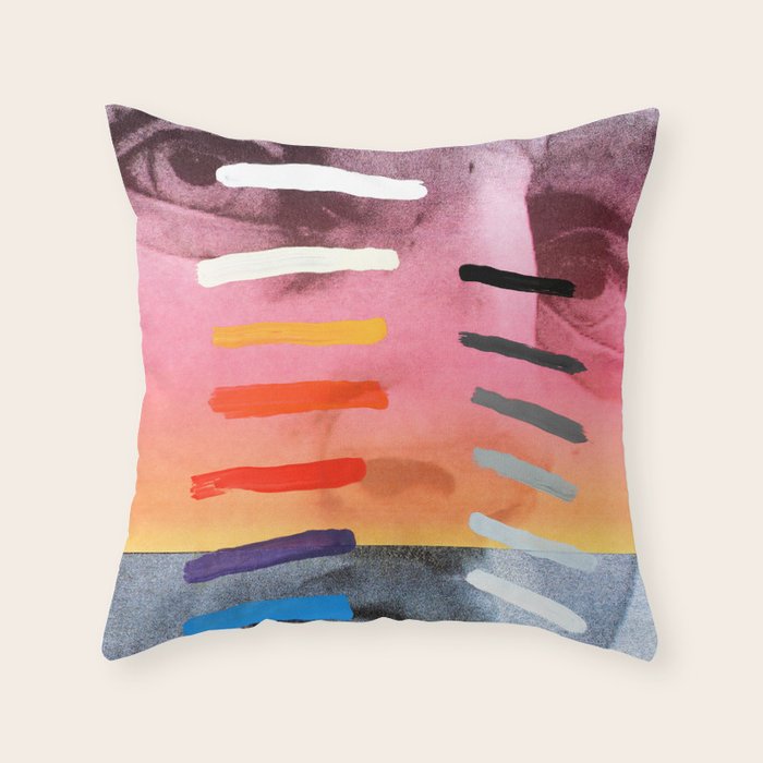 Composition on Panel 4 Throw Pillow Gallery Image 6