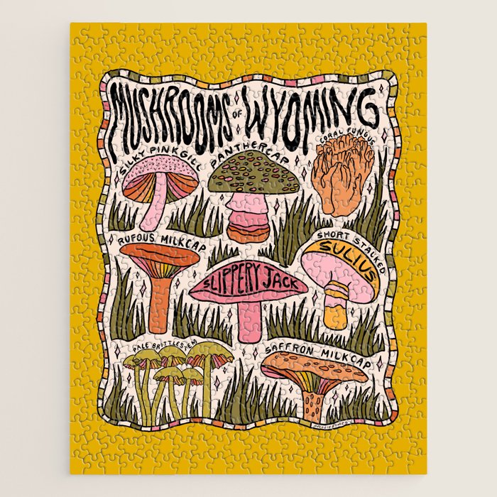 Mushrooms of Wyoming Jigsaw Puzzle Gallery Image 1