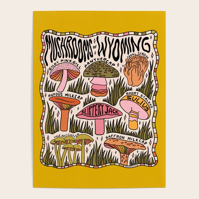 Mushrooms of Wyoming Poster Gallery Image 1