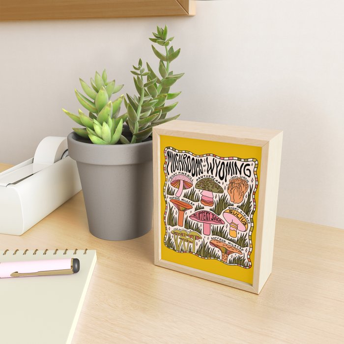 Mushrooms of Wyoming Mini Art Print Gallery Image 2