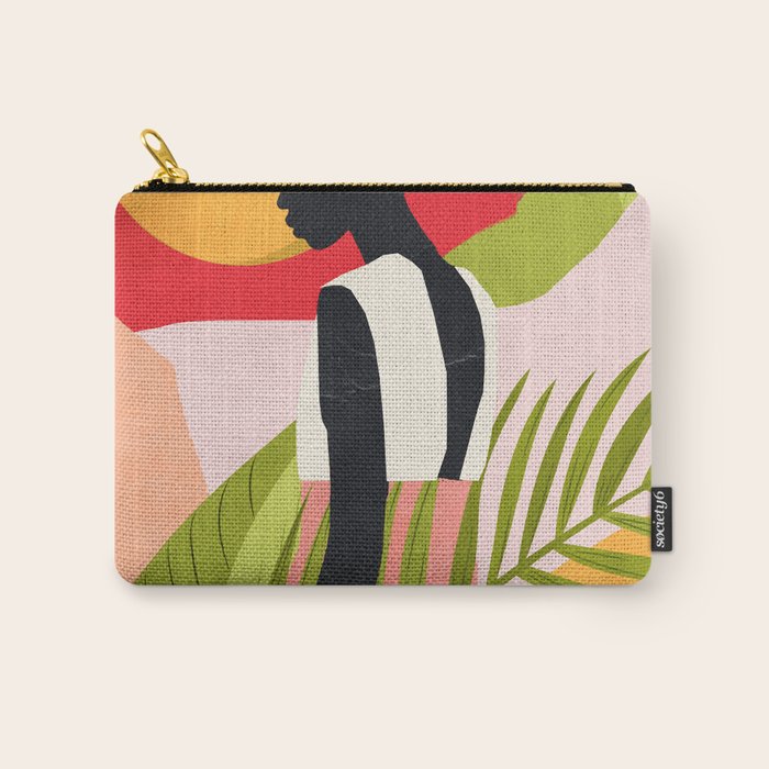 Tropical Girl 2/2 Carry All Pouch Gallery Image 1