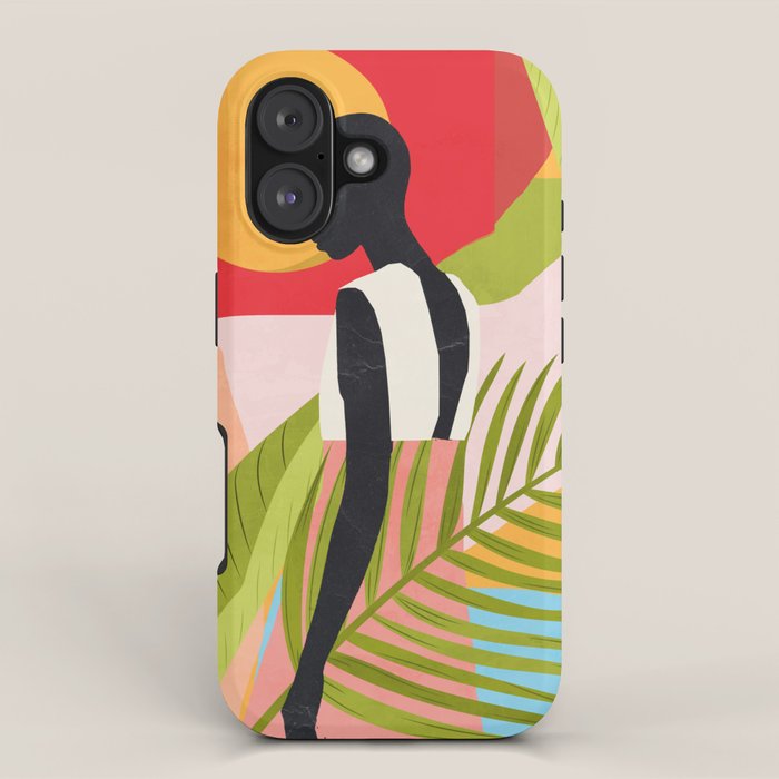 Tropical Girl 2/2 iPhone Case Gallery Image 1
