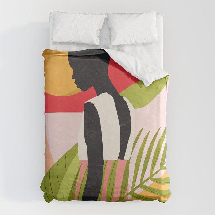 Tropical Girl 2/2 Duvet Cover Gallery Image 6