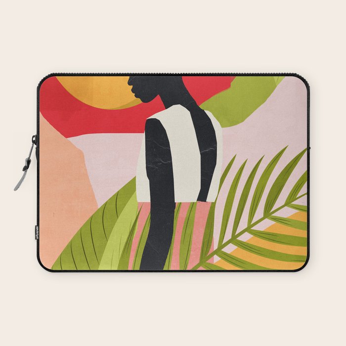 Tropical Girl 2/2 Laptop Sleeve Gallery Image 1