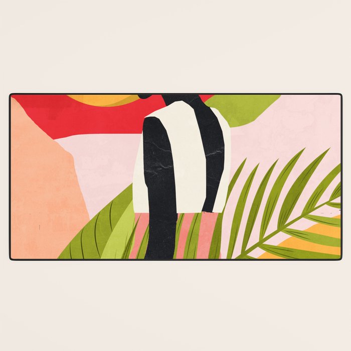 Tropical Girl 2/2 Desk Mat Gallery Image 3