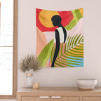 Tropical Girl 2/2 Wall Tapestry Gallery Image 2