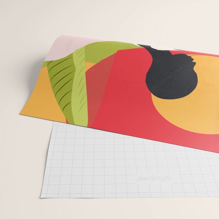 Tropical Girl 2/2 Wrapping Paper Gallery Image 2