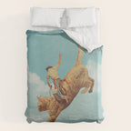 Meehaw - Rodeo Cat Bronc Duvet Cover Gallery Image 6