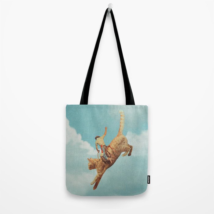Meehaw - Rodeo Cat Bronc Tote Bag Gallery Image 2