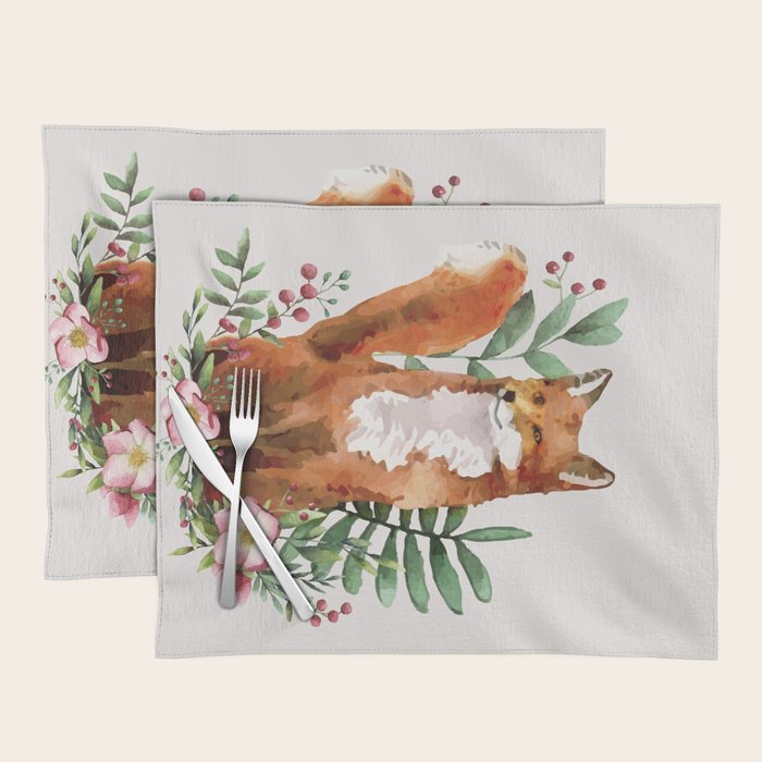 Autumn Fox II Placemat Gallery Image 1