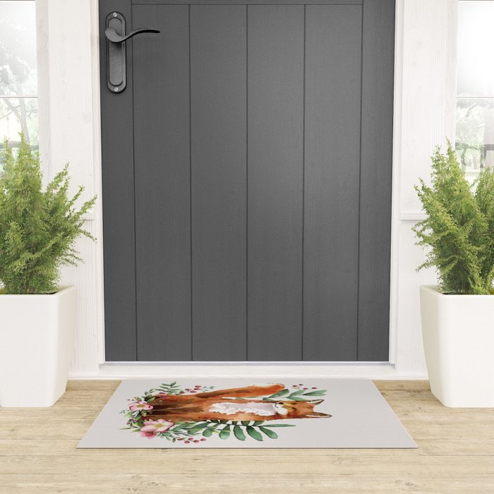 Autumn Fox II Welcome Mat Gallery Image 3