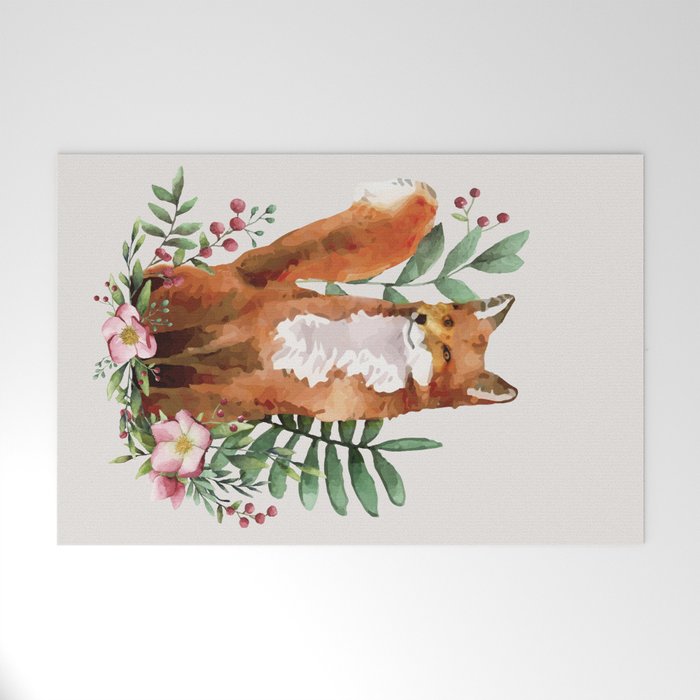 Autumn Fox II Welcome Mat Gallery Image 1