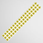 Clovers XIX Chartreuse Botanical Pattern Table Runner Gallery Image 3
