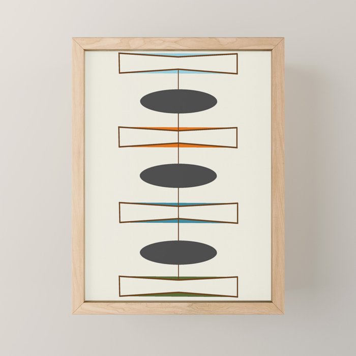 Mid-Century Modern 1.1 Mini Art Print Gallery Image 1