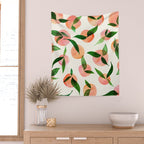 Abstract Summer Fruit Pattern Wall Tapestry Gallery Image 2