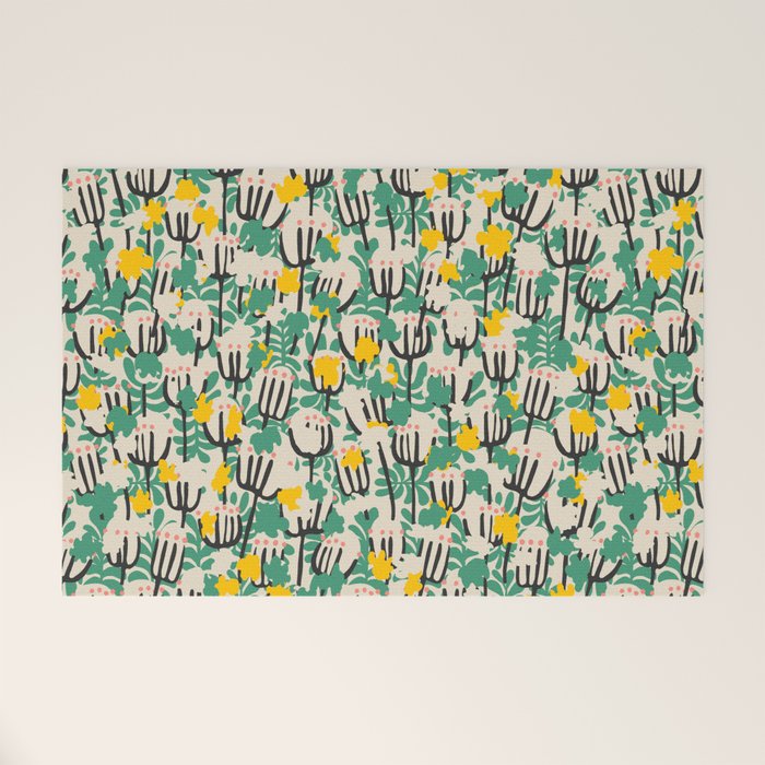 BAZAAR MAXIMA BLOSSOM Welcome Mat Gallery Image 1