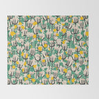 BAZAAR MAXIMA BLOSSOM Throw Blanket Gallery Image 2