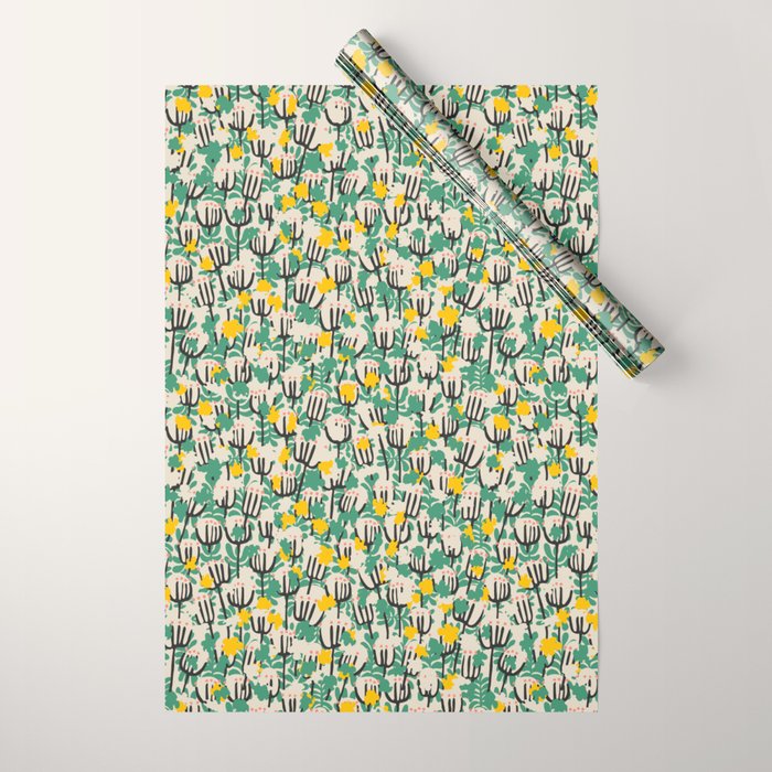 BAZAAR MAXIMA BLOSSOM Wrapping Paper Gallery Image 1